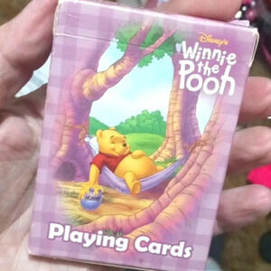 rare Winnie the pooh bicycle deck of playing cards